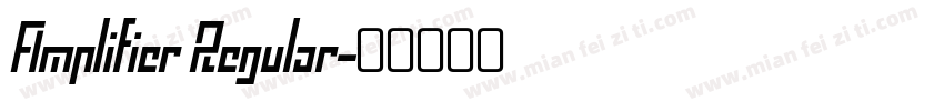 Amplifier Regular字体转换